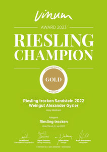 Alexander Gysler Sandstein Riesling - Gutswein '22